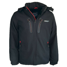 FREESTEP férfi kabát MP73-A téli softshell, L Fekete férfi kabát, dzseki