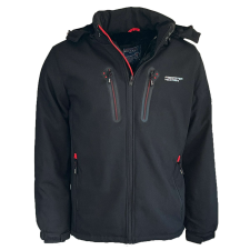 FREESTEP férfi kabát MP73-A téli softshell, XL Fekete férfi kabát, dzseki