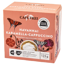 Frei Café Cafe Frei Havannai karamella-cappuccino kávékapszula 9db (400048) (cafe400048) - Kávé kávé
