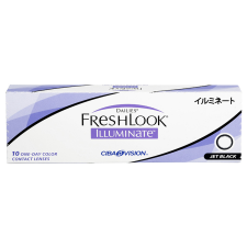 Freshlook Dailies® FreshLook® Illuminate™ Jet Black 10 db kontaktlencse