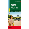 Freytag &amp; Berndt Bécs várostérkép, Bécs térkép Freytag &amp; Berndt puhafedeles 1:25e, 1:10e