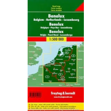 Freytag &amp; Berndt Benelux államok térkép 1:500 000 Freytag AK 80 2011 térkép