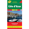 Freytag &amp; Berndt Côte d'Azur, Top 10 tipp, 1:150 000 Freytag térkép AK 0402