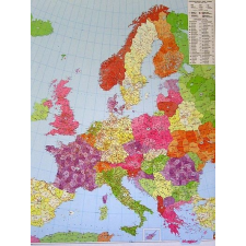 Freytag &amp; Berndt Európa postai irányítószámos fóliás falitérkép Freytag 1:3 700 000 96x112,5 térkép