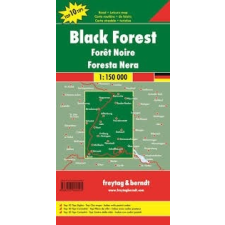 Freytag &amp; Berndt Fekete-erdő térkép, Schwarzwald térkép Top 10 tipp térkép 1:150 000 Freytag térkép DEU 3 térkép