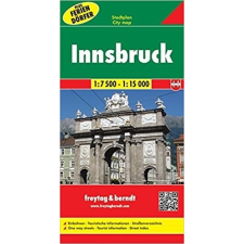 Freytag &amp; Berndt Innsbruck térkép Freytag &amp; Berndt 1:15 000 1:7500 térkép