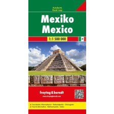 Freytag &amp; Berndt Mexikó térkép, 1:1 500 000 Freytag Mexico térkép térkép
