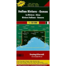 Freytag &amp; Berndt Olasz Riviera - Genova, Top 10 tipp, 1:150 000 Freytag térkép AK 0608 térkép