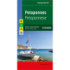 Freytag & Berndt Peloponnes térkép, Peloponnesos térkép Freytag & Berndt 1:150 000