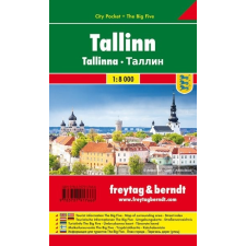 Freytag &amp; Berndt Tallinn térkép Freytag Pocket fóliás 1:10 000 2018 térkép