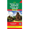 Freytag &amp; Berndt Vietnam térkép, Vietnam, Laos, Cambodia térkép Freytag 1:900 000 Laosz térkép, Kambodzsa térkép