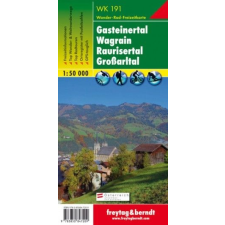 Freytag &amp; Berndt WK 191 Gasteiner Tal, Wagrain, Raurisertal, Großarltal turistatérkép 1:50 000 térkép