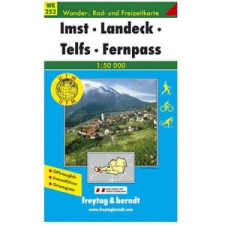 Freytag &amp; Berndt WK 252 Imst-Landeck-Telfs-Fernpaß turista térkép Freytag 1:50 000 térkép
