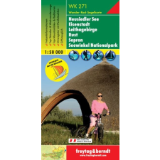 Freytag &amp; Berndt WK 271 Neusiedler See, Eisenstadt, Leithagebirge, Rust, Sopron mit Segelkarte turistatérkép 1:50 000 térkép