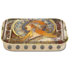 FRI.19426 Fémdoboz 10x2x6,2cm,Mucha:Zodiac papírárú, csomagoló és tárolóeszköz