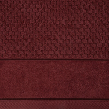  Frida velúr törölköző Bordó 30x50 cm lakástextília