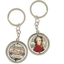 Fridolin Kulcstartó fémkarika kétoldalas, Mozart kulcstartó