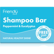 FRIENDLY SOAP Natural Shampoo Bar Peppermint & Eucalyptus természetes szappan hajra 95 g sampon