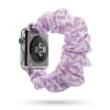 Frilly Szövet szíj Apple Watch 42/ 44/ 45/ 49mm Frilly Szövet szíj, Lila-fehér mintás