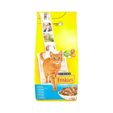 Friskies Állateledel száraz PURINA Friskies macskáknak lazaccal és zöldségekkel 1,7kg macskaeledel