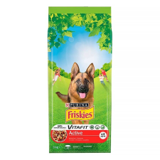 Friskies Állateledel száraz PURINA Friskies Vitafit Active kutyáknak marhahússal 3kg kutyaeledel