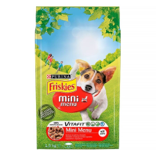 Friskies Állateledel száraz PURINA Friskies Vitafit Mini menü kutyáknak marhahússal és zöldséggel 1,5kg kutyaeledel