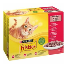  FRISKIES ALU. 12X85G CSIRKE, MARHA, BÁRÁNY, KACSA, SZÓSZBAN macskaeledel