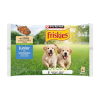 Friskies Friskies Junior kutyaeledel, aszpikos, csirkével és sárgarépával  4x85g