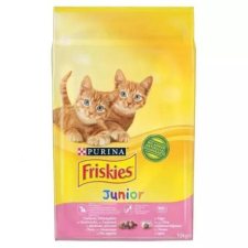 Friskies Junior Csirkével, tejjel és hozzáadott zöldségekkel száraz macskaeledel 10 kg macskaeledel