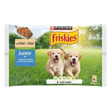  FRISKIES JUNIOR Multipack csirke és répa 4x85g kutyaeledel