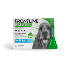 Frontline Combo kutya M 10-20 kg 1.34 ml  3x élősködő elleni készítmény kutyáknak