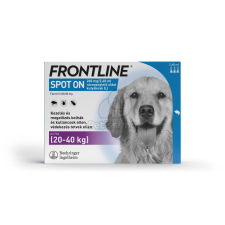 Frontline rácsepegtető oldat kutyáknak 3 db L-es pipetta élősködő elleni készítmény kutyáknak