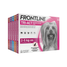  Frontline Tri-Act Rácsepegtető oldat kutyáknak 3x – 5-10 kg élősködő elleni készítmény kutyáknak