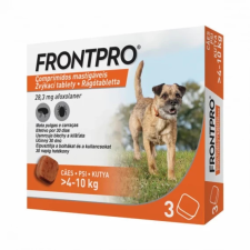 Frontpro 28 mg rágótabletta 4-10 kg 3X vitamin, táplálékkiegészítő kutyáknak