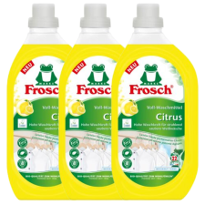 Frosch erős tisztítóhatású folyékony Mosószer - Citrom 3x1500ml tisztító- és takarítószer, higiénia