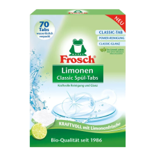 Frosch mosogatógép tabletta Zöldcitrom - Lime 70db-os tisztító- és takarítószer, higiénia