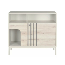  Frost K3 Modern Komód Laminált Lap Törtfehér-Alpesi Tölgy bútor