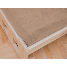  Frottír világosbarna lepedő 90x200 cm lakástextília