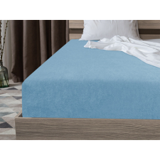 Frottír világoskék lepedő 90x200 cm lakástextília
