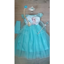 Frozen Jégvarázs Elza Elsa Ruha Palásttal kiegészítőkkel 5 részes, M méret jelmez