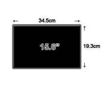  FRU 18200157 15.6" matt laptop LCD kijelző, LED panel HD+ (1600 X 900) 40pin laptop alkatrész