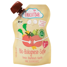 FRUCHTBAR Bio bolognai szósz marhahússal, paradicsommal, sárgarépával 12hó+ 190g bébiétel