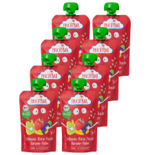 FRUCHTBAR Bio Eper, körte, szőlő, banán, zab 6hó 8x100g bébiétel