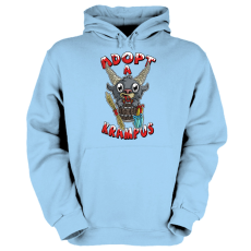 Fruit of the Loom Adopt a Krampus - Unisex Kapucnis Pulóver