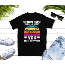 Fruit of the Loom Bichon Friese Makes me Happy