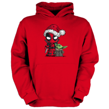 Fruit of the Loom Deadpool és Baby Yoda - Gyerek Kapucnis Pulóver gyerek pulóver, kardigán