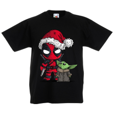 Fruit of the Loom Deadpool és Baby Yoda - Gyerek Póló