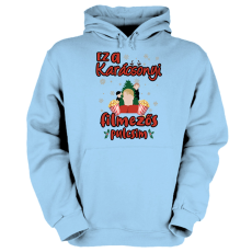 Fruit of the Loom Ez a karácsonyi filmezős pulcsim - Unisex Kapucnis Pulóver
