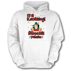 Fruit of the Loom Ez a karácsonyi filmezős pulcsim - Unisex Kapucnis Pulóver