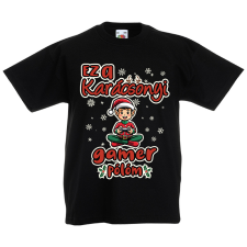Fruit of the Loom Ez a karácsonyi gamer pulcsim (fiú) - Gyerek Póló gyerek póló